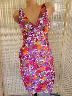 Jones Wear Floral Sleeveless Evening Summer Dress